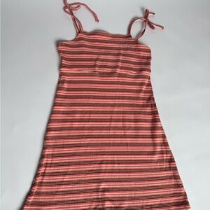 Arizona Jean Company Pink and Red Striped Top